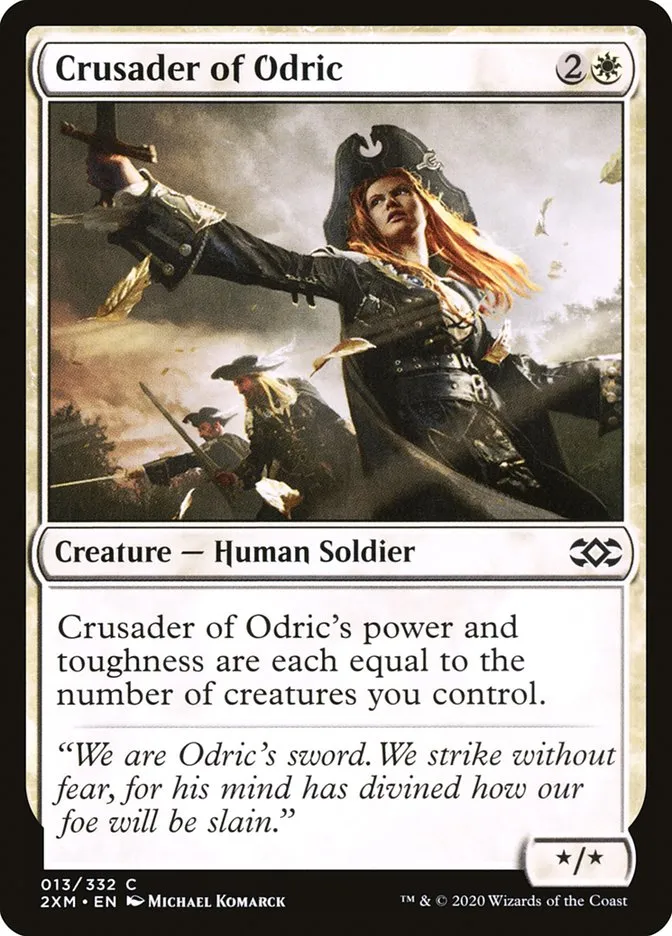 2020 Double Masters Crusader of Odric #13 common card image