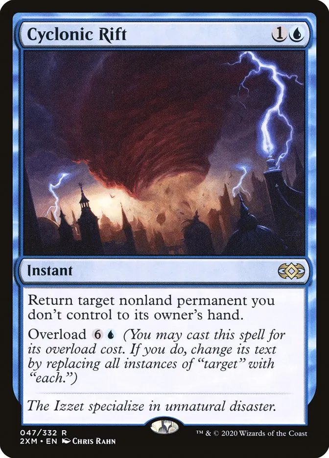 2020 Double Masters Cyclonic Rift #47 rare card image