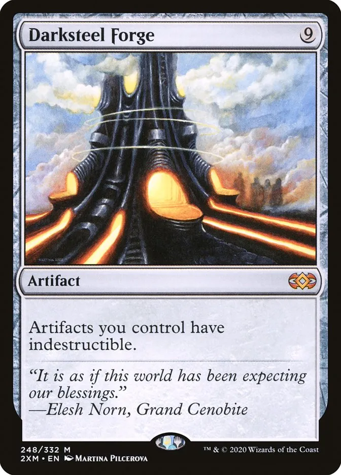 2020 Double Masters Darksteel Forge #248 mythic card image