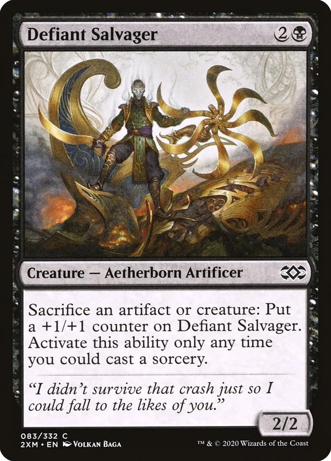 2020 Double Masters Defiant Salvager #83 common card image