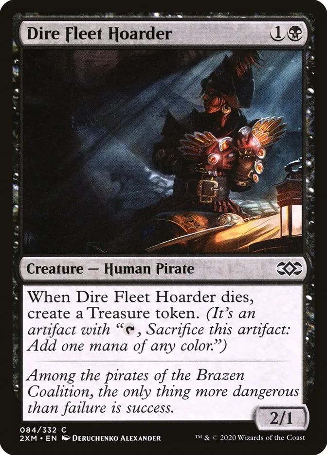 2020 Double Masters Dire Fleet Hoarder #84 common card image