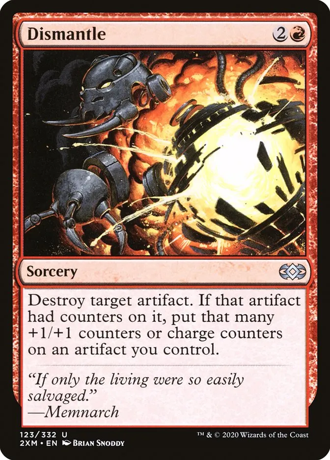 2020 Double Masters Dismantle uncommon #123 uncommon card image