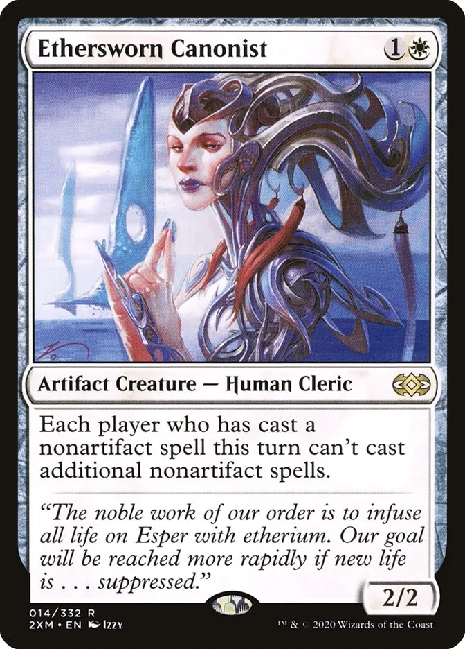 2020 Double Masters Ethersworn Canonist #14 rare card image