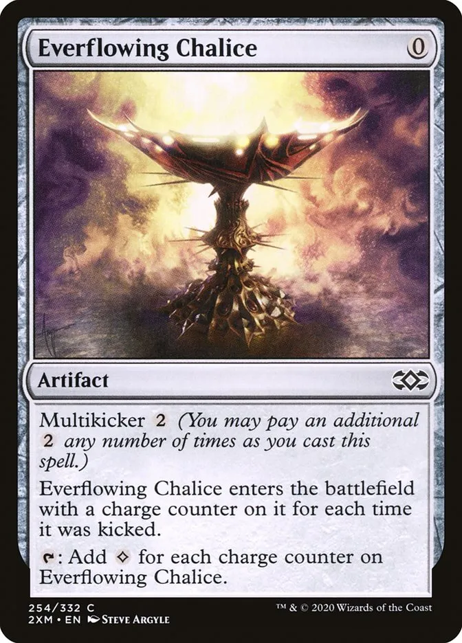 2020 Double Masters Everflowing Chalice common #254 common card image