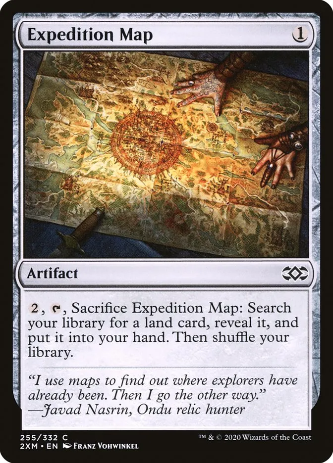 2020 Double Masters Expedition Map common #255 common card image