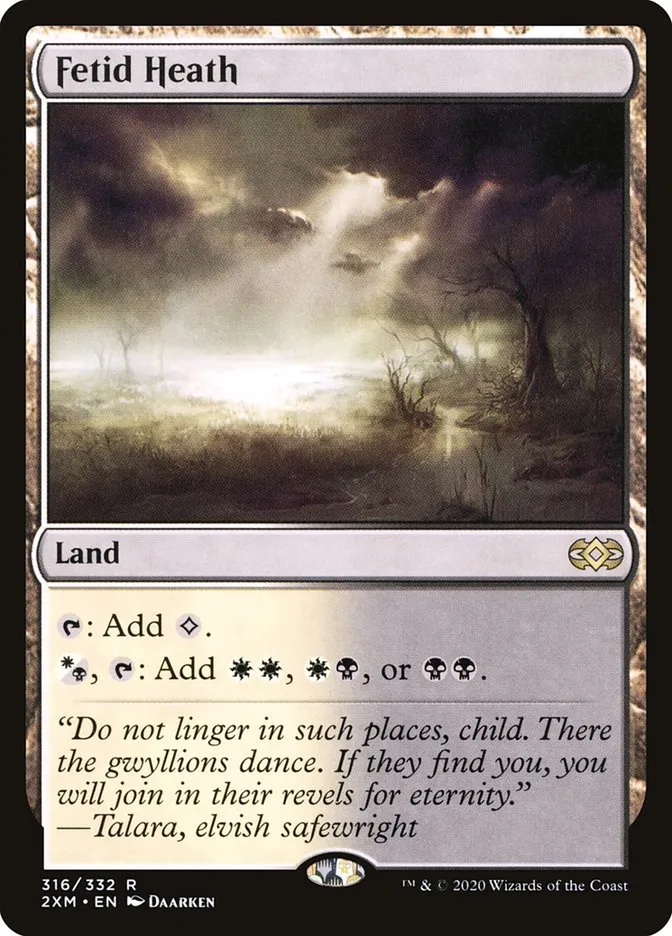 2020 Double Masters Fetid Heath #316 rare card image