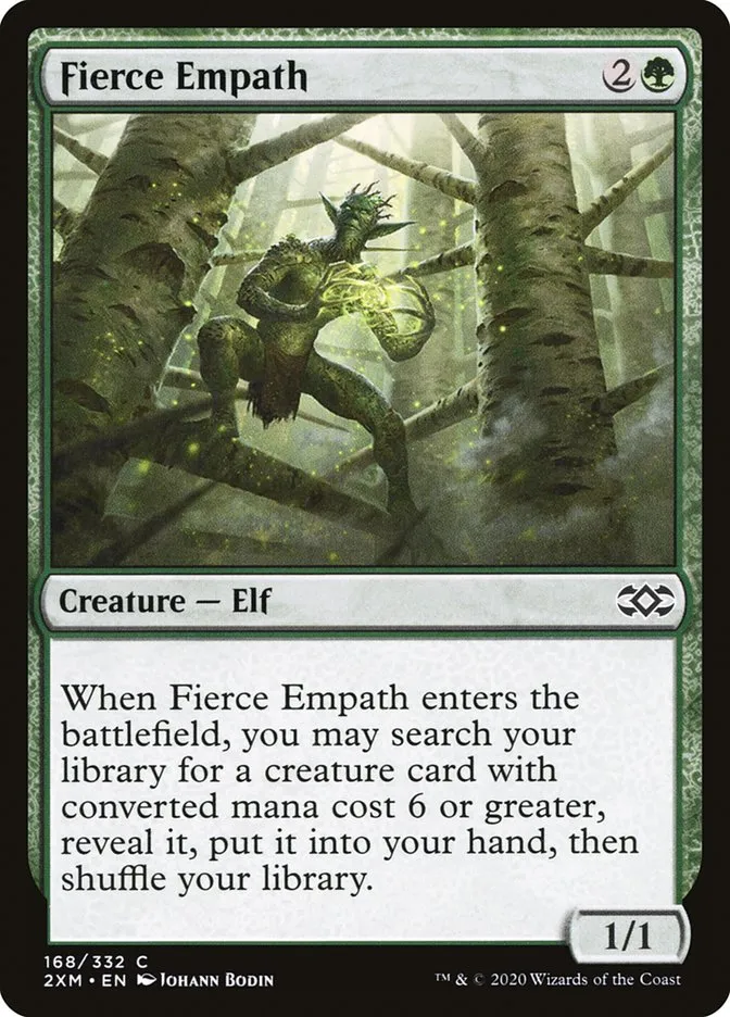 2020 Double Masters Fierce Empath common #168 common card image