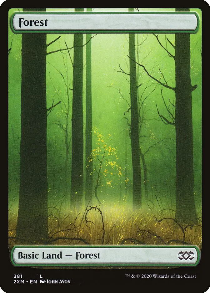 2020 Double Masters Forest common #381 common card image