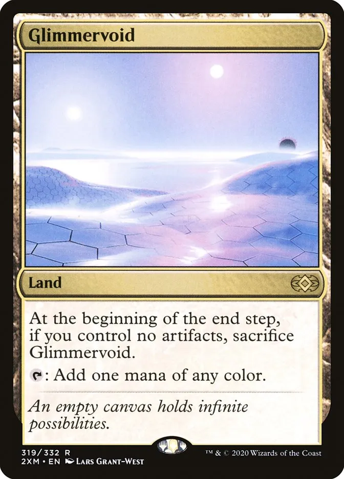2020 Double Masters Glimmervoid rare #319 rare card image