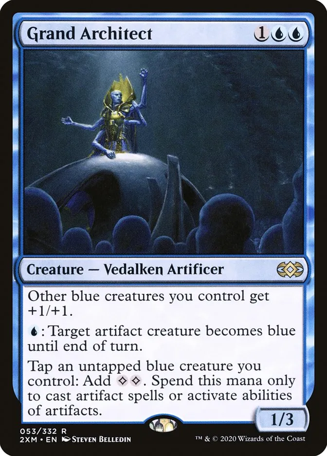 2020 Double Masters Grand Architect #53 rare card image