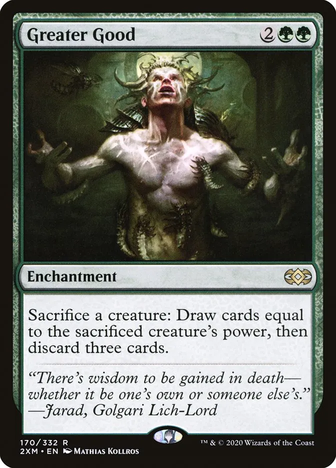 2020 Double Masters Greater Good [Foil] rare #170 rare card image