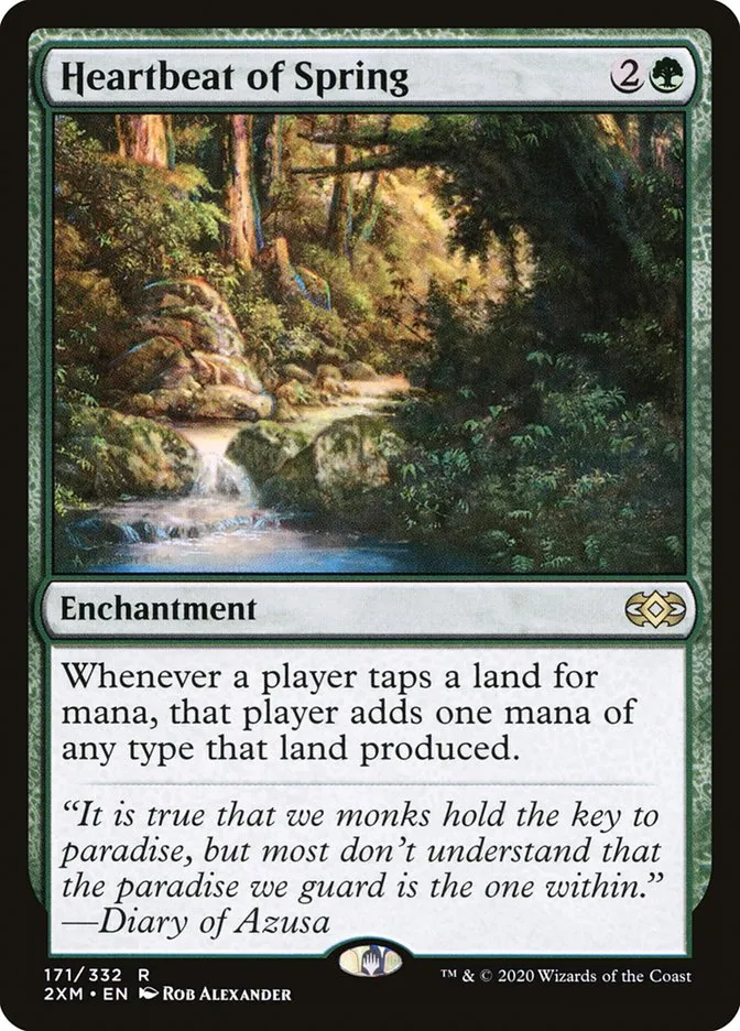 2020 Double Masters Heartbeat of Spring #171 rare card image
