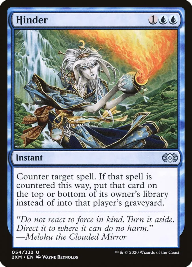 2020 Double Masters Hinder [Foil] uncommon #54 uncommon card image