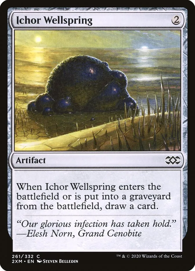 2020 Double Masters Ichor Wellspring common #261 common card image