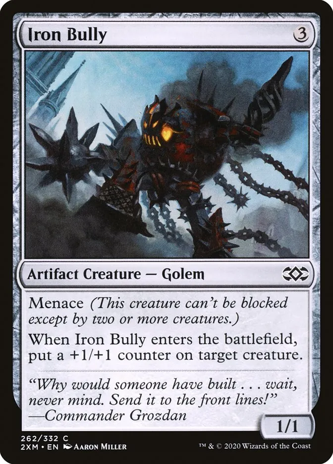 2020 Double Masters Iron Bully common #262 common card image