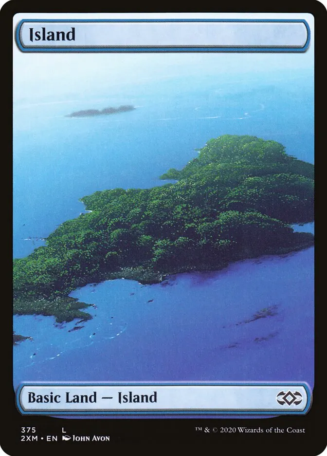 2020 Double Masters Island [Foil] common #375 common card image