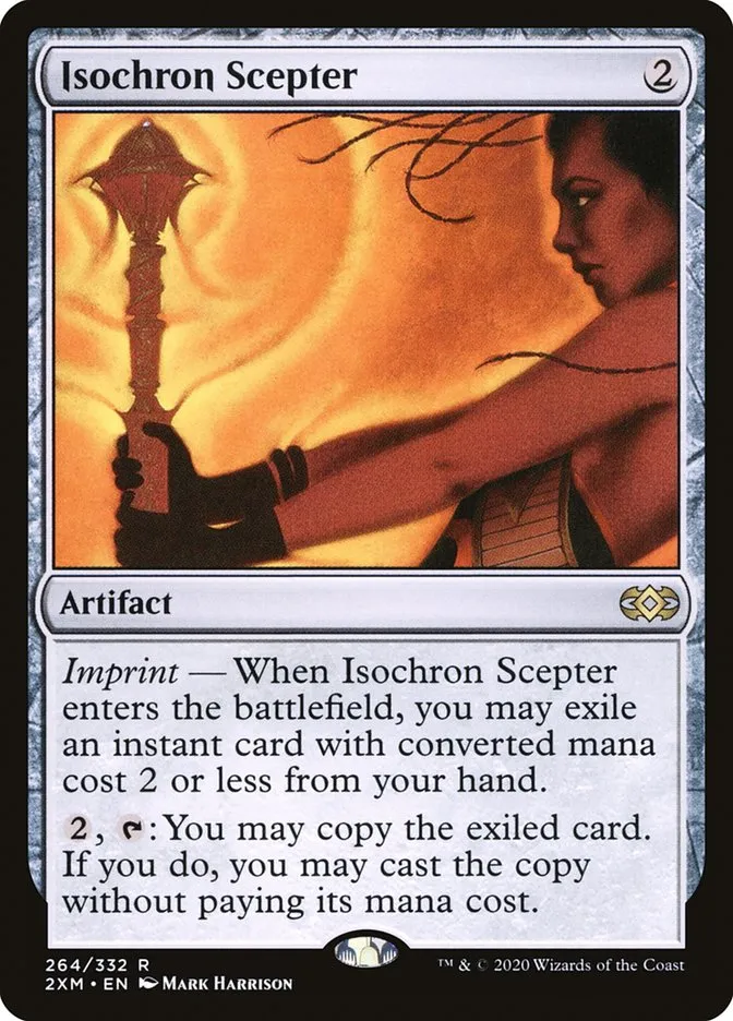 2020 Double Masters Isochron Scepter [Foil] rare #264 rare card image
