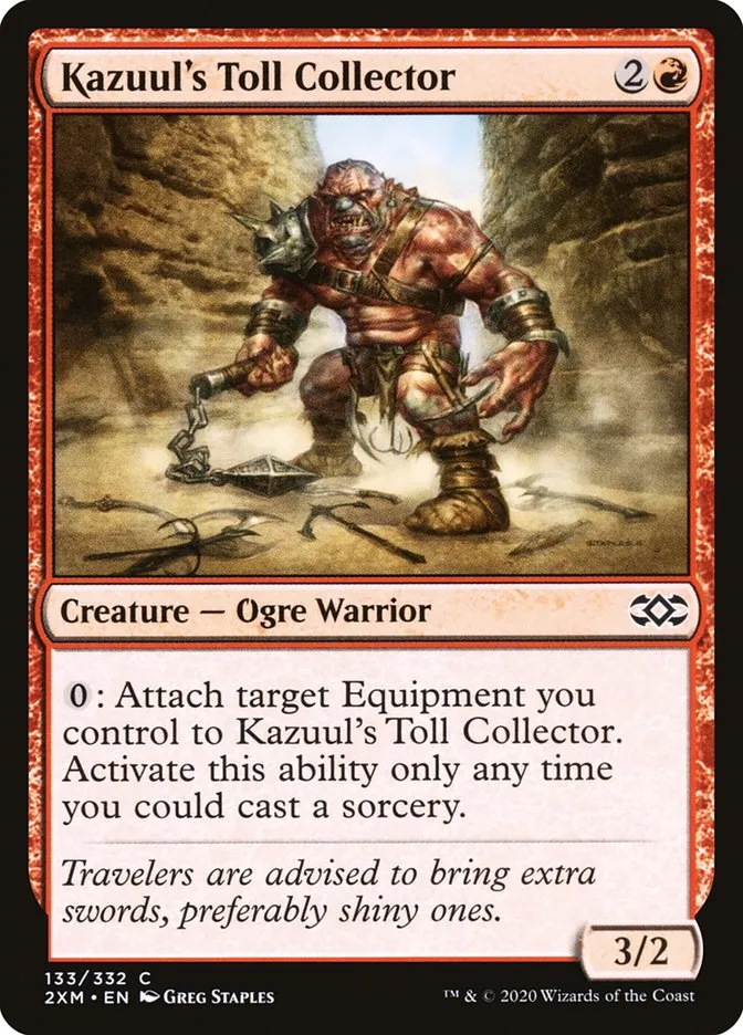2020 Double Masters Kazuul's Toll Collector #133 common card image