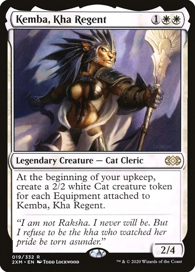 2020 Double Masters Kemba, Kha Regent #19 rare card image
