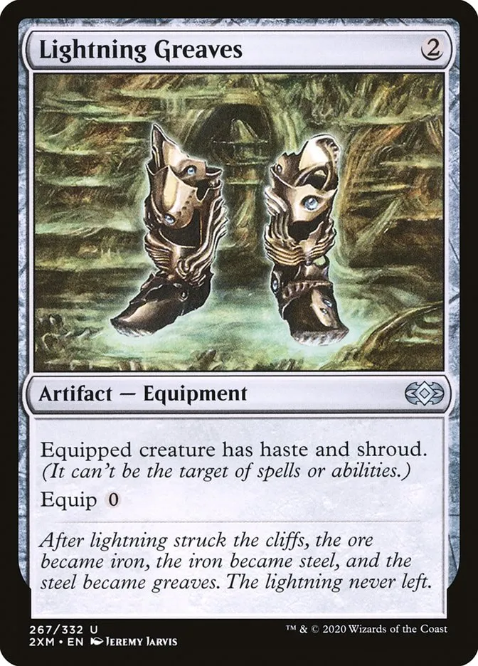 2020 Double Masters Lightning Greaves uncommon #267 uncommon card image