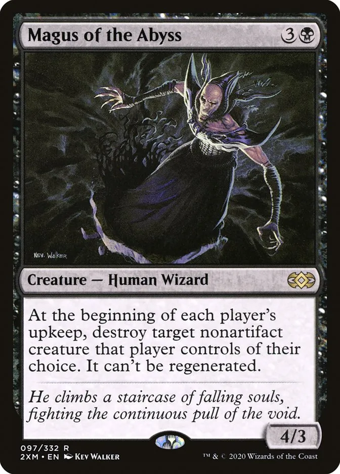2020 Double Masters Magus of the Abyss #97 rare card image