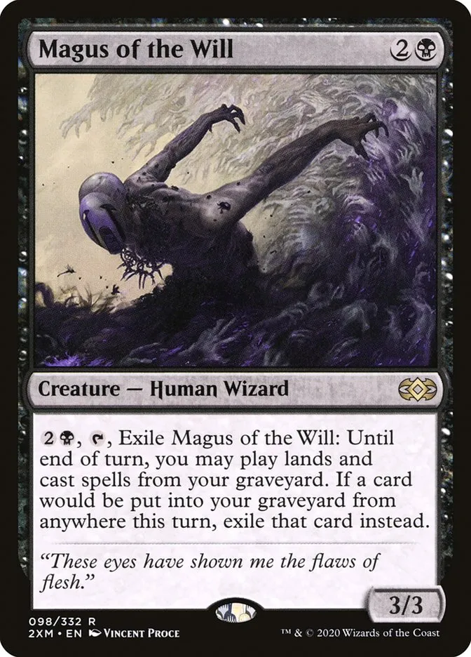 2020 Double Masters Magus of the Will #98 rare card image