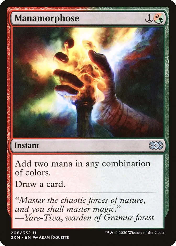 2020 Double Masters Manamorphose uncommon #208 uncommon card image