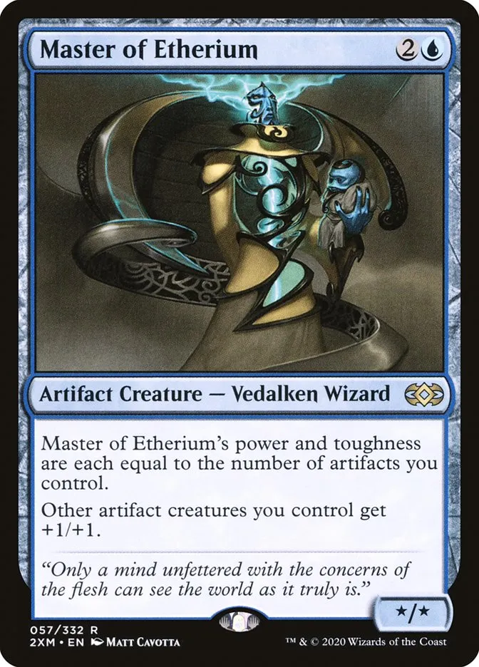 2020 Double Masters Master of Etherium #57 rare card image