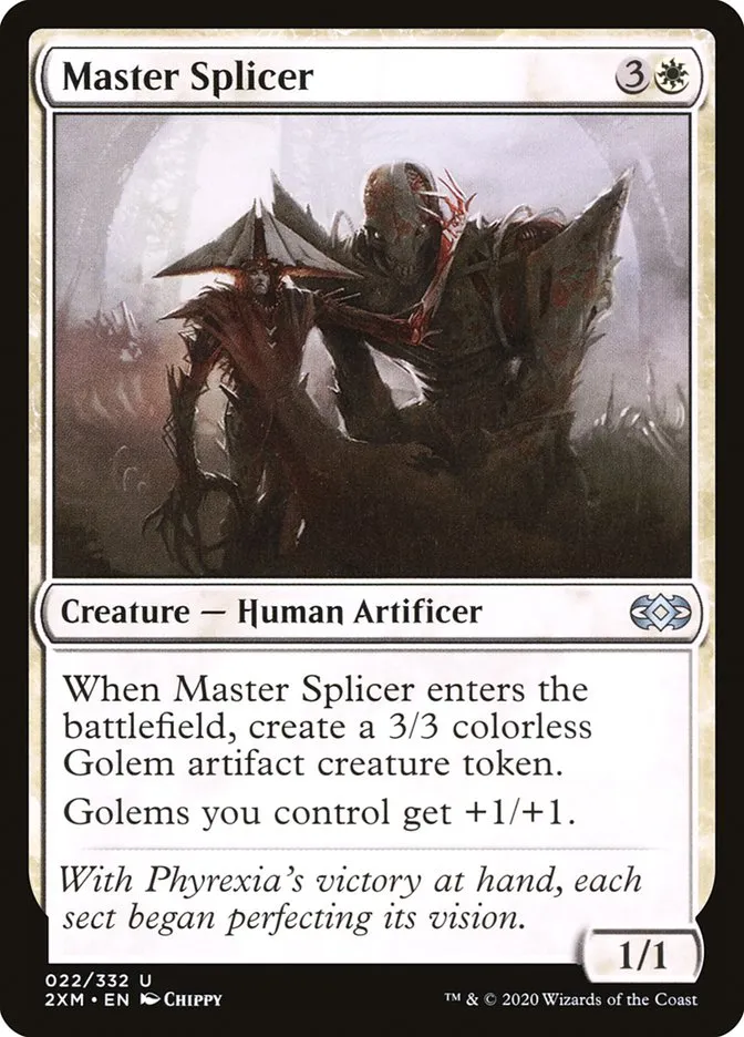 2020 Double Masters Master Splicer uncommon #22 uncommon card image