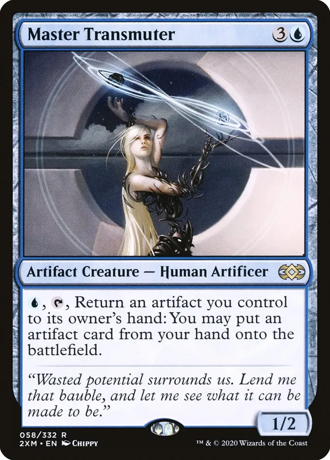 2020 Double Masters Master Transmuter rare #58 rare card image