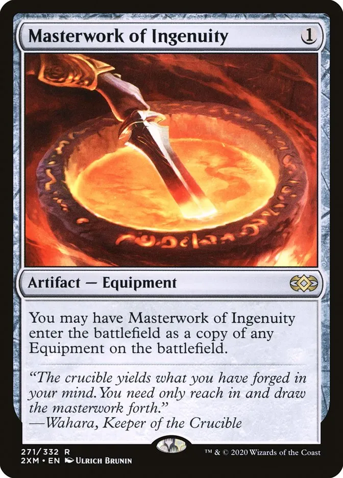 2020 Double Masters Masterwork of Ingenuity #271 rare card image