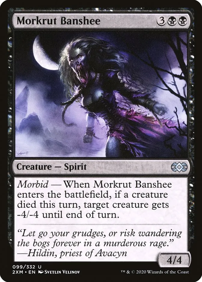 2020 Double Masters Morkrut Banshee uncommon #99 uncommon card image