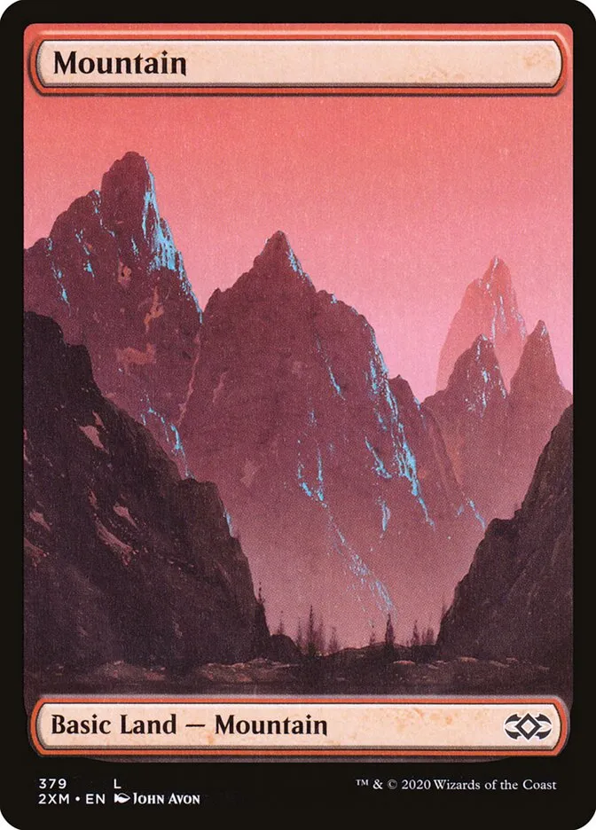 2020 Double Masters Mountain common #379 common card image