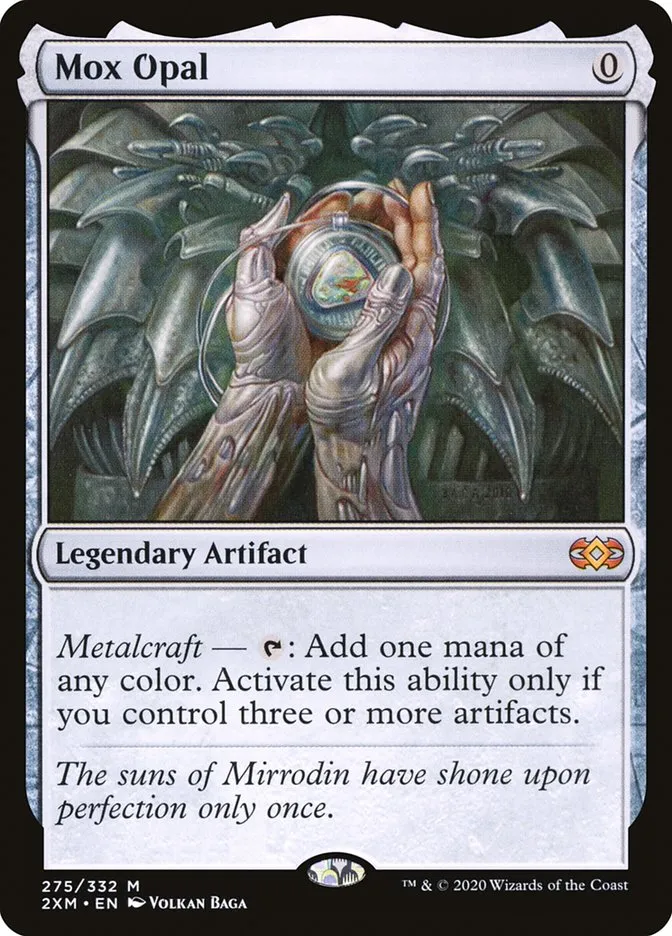 2020 Double Masters Mox Opal [Foil] mythic #275 mythic card image