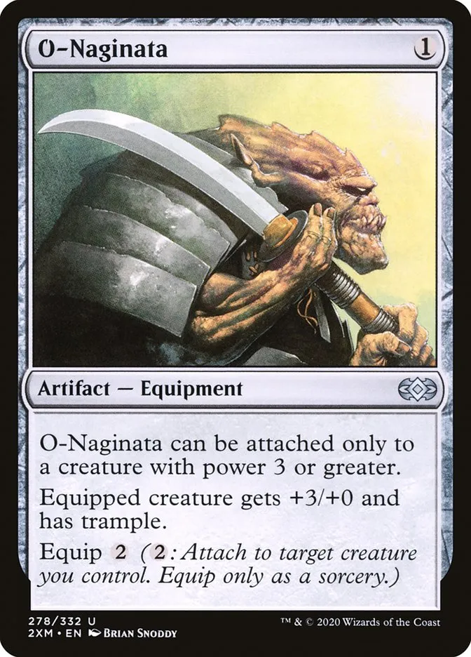 2020 Double Masters O-Naginata #278 uncommon card image