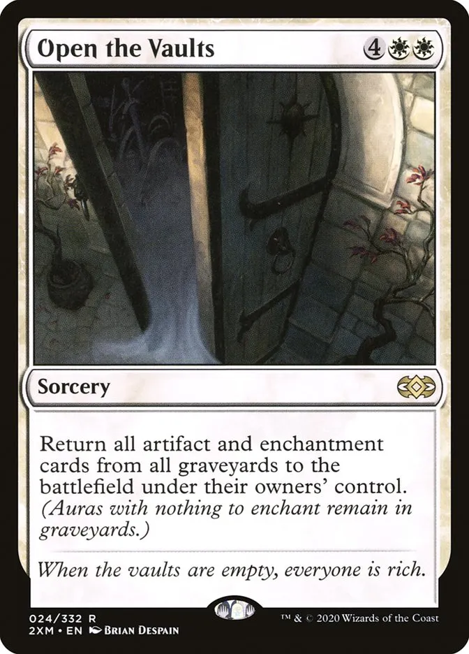 2020 Double Masters Open the Vaults rare #24 rare card image