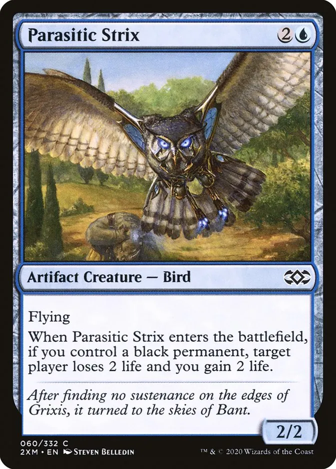 2020 Double Masters Parasitic Strix common #60 common card image