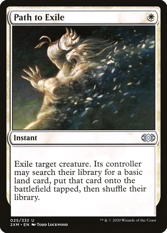 2020 Double Masters Path to Exile uncommon #25 uncommon card image