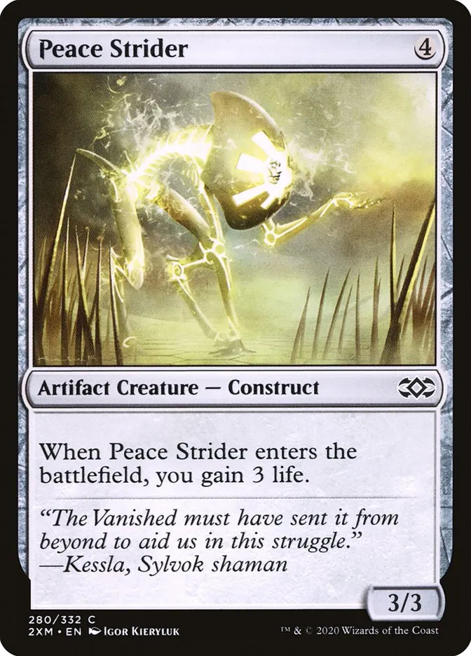 2020 Double Masters Peace Strider common #280 common card image
