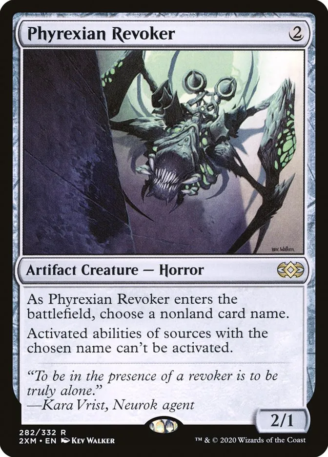 2020 Double Masters Phyrexian Revoker #282 rare card image