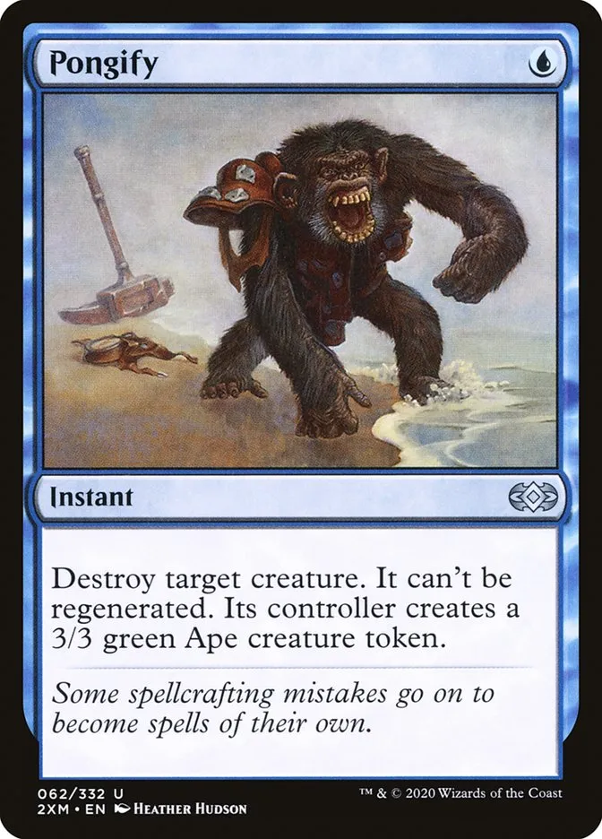 2020 Double Masters Pongify uncommon #62 uncommon card image