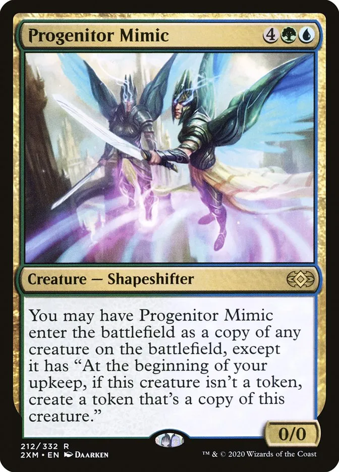 2020 Double Masters Progenitor Mimic #212 rare card image