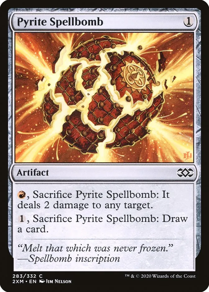 2020 Double Masters Pyrite Spellbomb common #283 common card image
