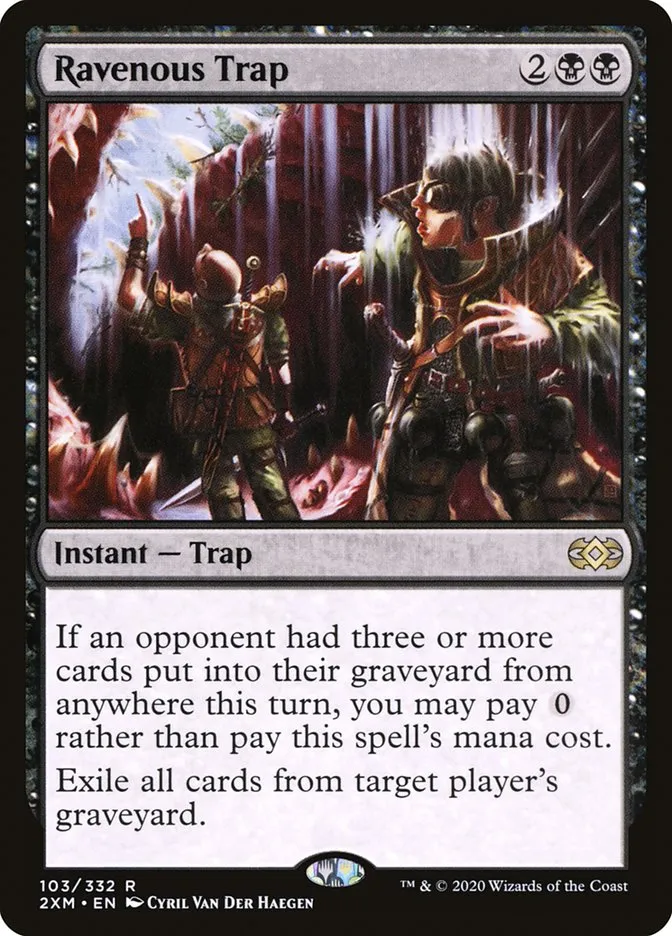 2020 Double Masters Ravenous Trap rare #103 rare card image