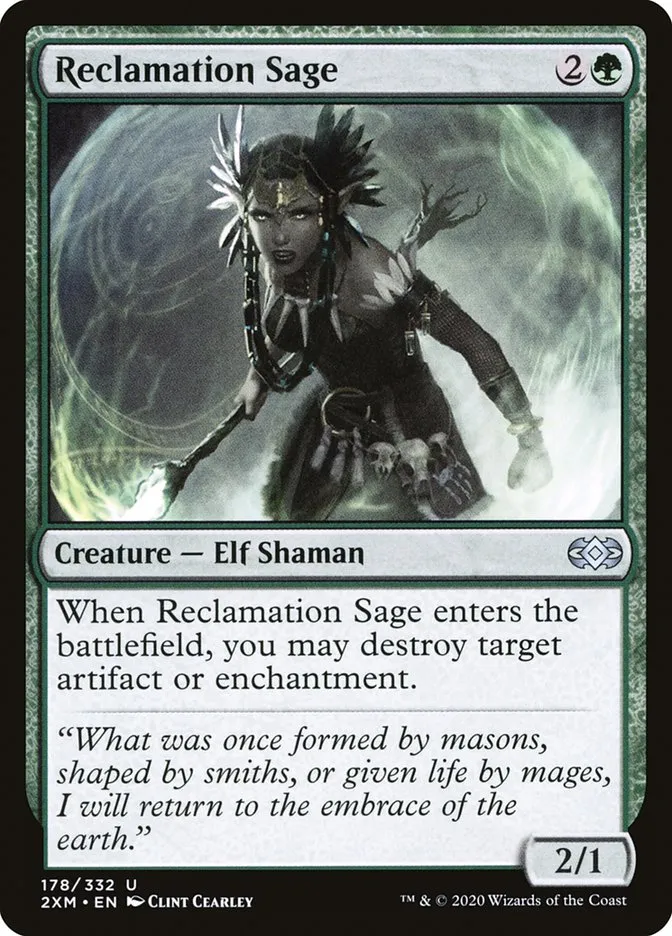 2020 Double Masters Reclamation Sage uncommon #178 uncommon card image