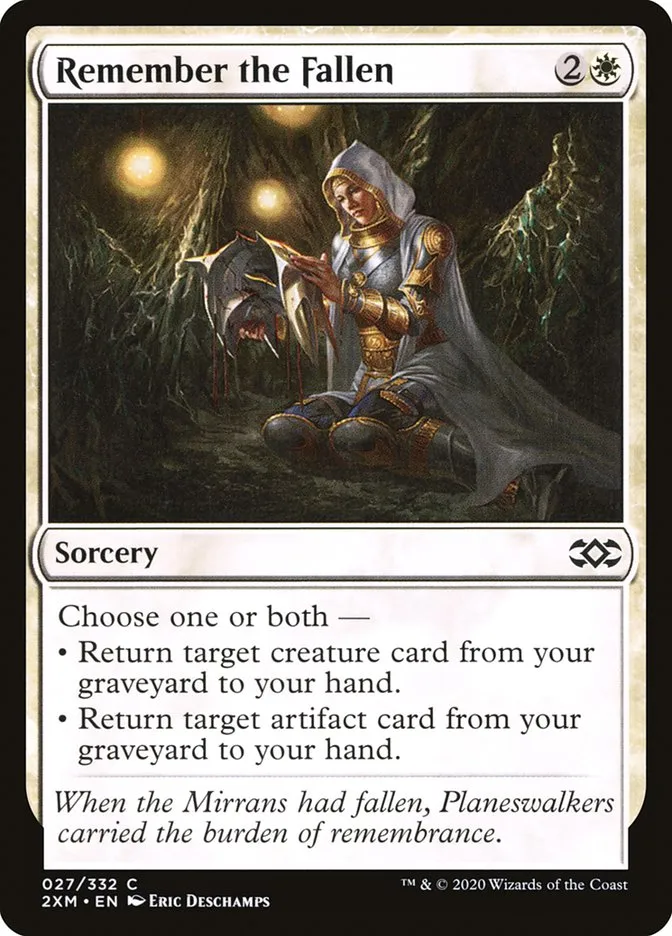 2020 Double Masters Remember the Fallen common #27 common card image