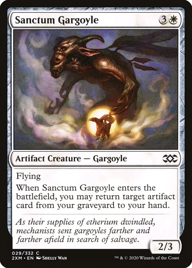 2020 Double Masters Sanctum Gargoyle #29 common card image