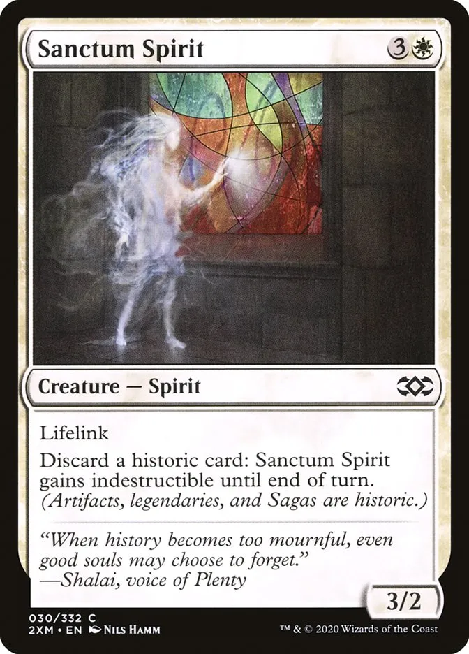 2020 Double Masters Sanctum Spirit #30 common card image