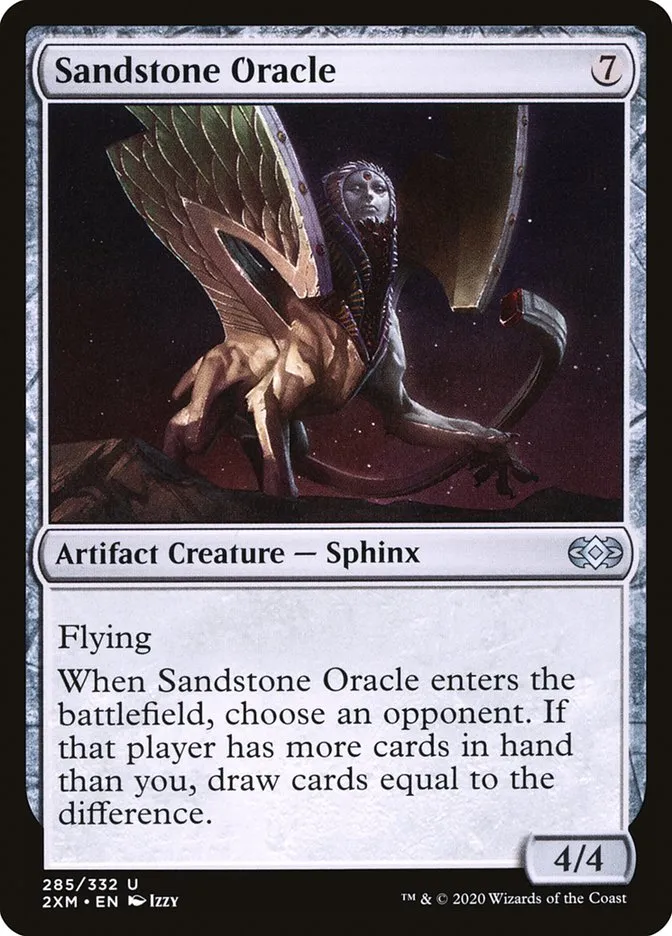 2020 Double Masters Sandstone Oracle #285 uncommon card image