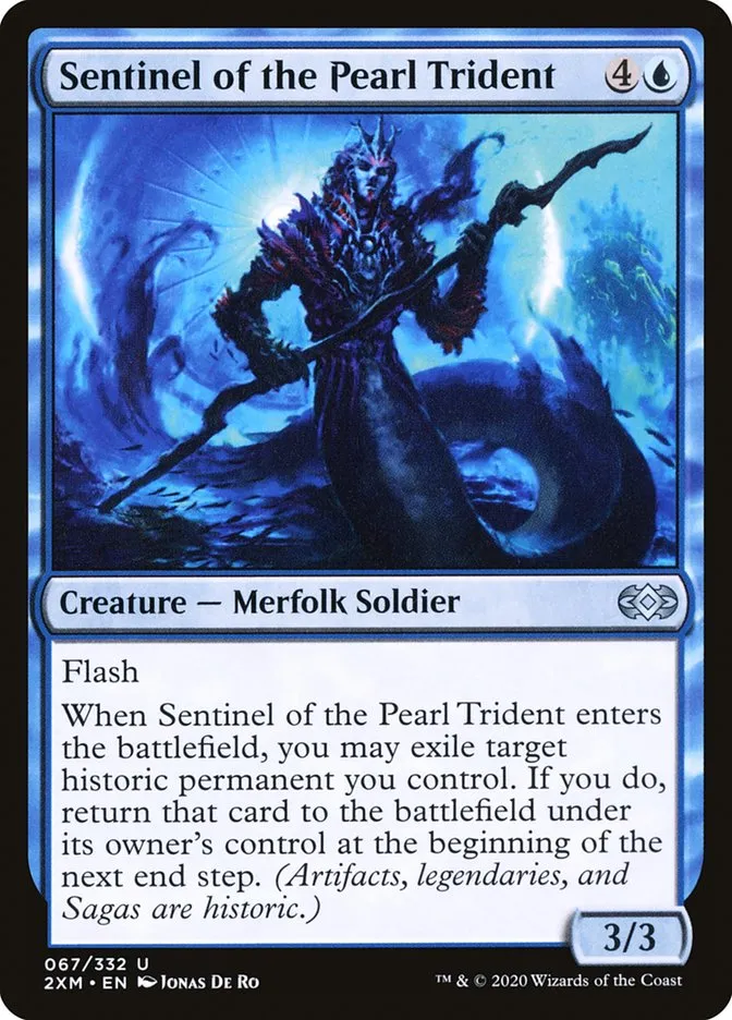 2020 Double Masters Sentinel of the Pearl Trident #67 uncommon card image